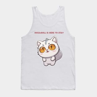 Rock and Roll Kitty Tank Top